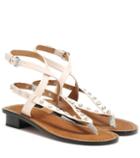Isabel Marant Exclusive To Mytheresa – Jings Embellished Leather Sandals