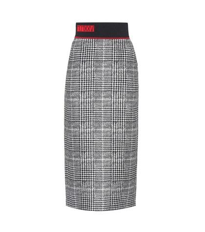 Fendi Wool And Silk Skirt