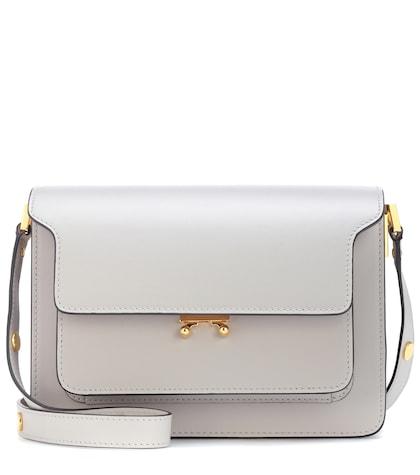Frame Trunk Leather Shoulder Bag