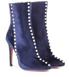 Tory Burch Follie Velvet Ankle Boots