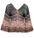 Anna Kosturova Carly Crochet Cotton Top