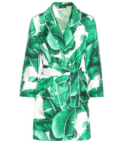 Dolce & Gabbana Printed Silk Jacket