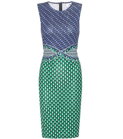 Diane Von Furstenberg Evita Silk Printed Dress