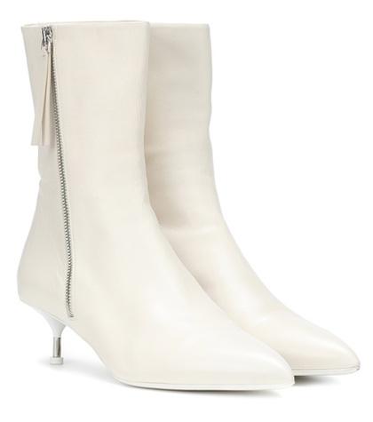 Jil Sander Leather Ankle Boots