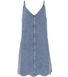 M.i.h Jeans Scalloped Denim Dress
