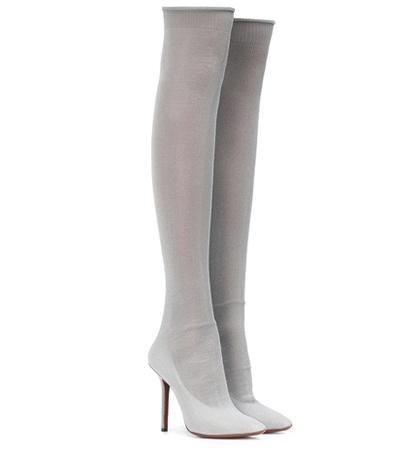 Vetements Metallic Over-the-knee Boots