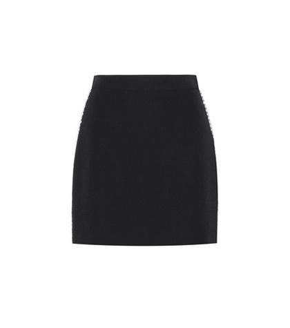 Givenchy Embellished Wool Skirt