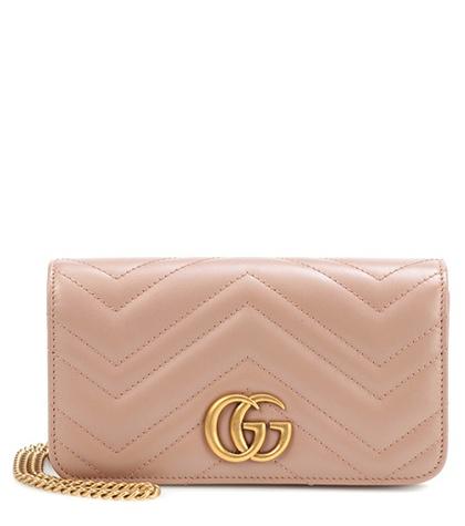 Gucci Gg Marmont Leather Wallet Bag