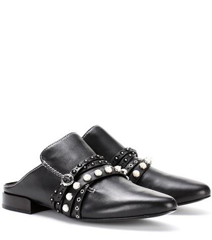 3.1 Phillip Lim Leather Slippers