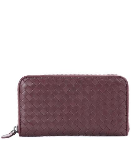 Oliver Peoples Intrecciato Leather Wallet