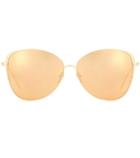 P.e Nation 566 C1 Gold Plated Cat-eye Sunglasses