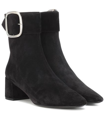 Saint Laurent Joplin 50 Suede Ankle Boots