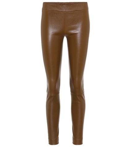 Dolce & Gabbana Leather Leggings