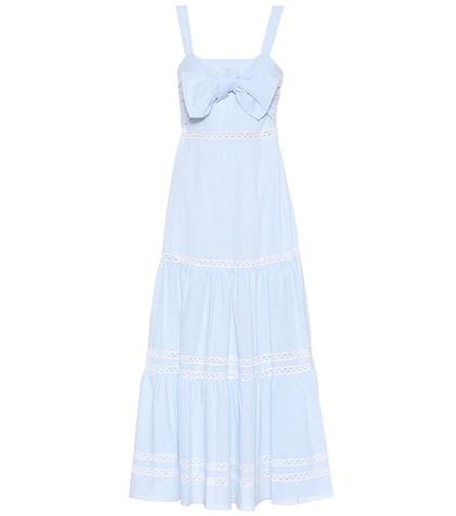 Jonathan Simkhai Striped Seersucker Dress
