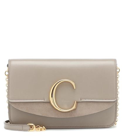 A.p.c. Chloé C Leather Shoulder Bag