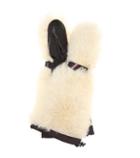 Moncler Grenoble Fur And Leather Ski Mittens