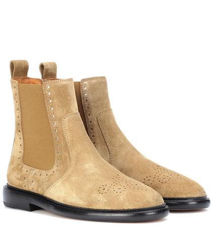 Victoria Beckham Chelaya Suede Chelsea Boots