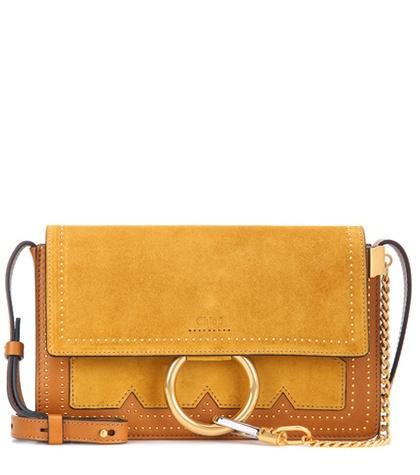Altuzarra Faye Small Suede And Leather Crossbody Bag