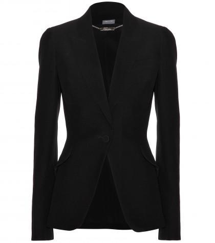 Alexander Mcqueen Crêpe Blazer