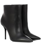 Saint Laurent Pierre 95 Leather Ankle Boots