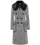 Dolce & Gabbana Fur-trimmed Wool Coat