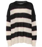 Roksanda Reece Striped Mohair-blend Sweater