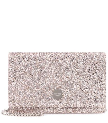 Jimmy Choo Florence Glitter Clutch