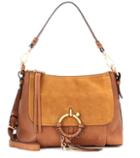 See By Chlo Joan Small Leather And Suede Crossbody Bag
