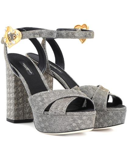 Philosophy Di Lorenzo Serafini Crystal-embellished Plateau Sandals