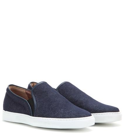 Tabitha Simmons Huntington Denim Slip-on Sneakers