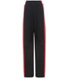 Velvet Oversized Cotton-blend Track Pants