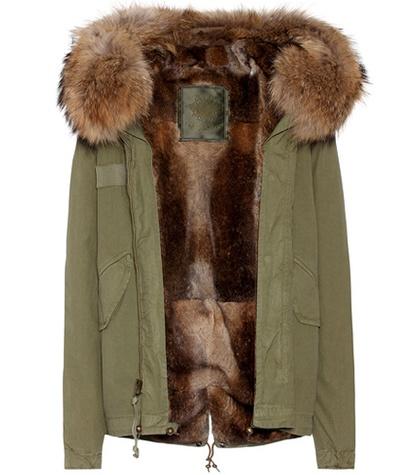 Mr & Mrs Italy Fur-lined Cotton Coat