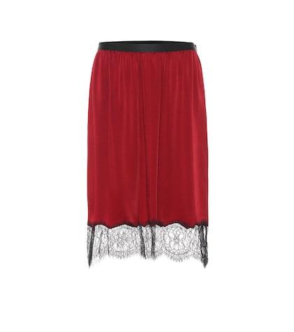 Joseph Lace-trimmed Skirt