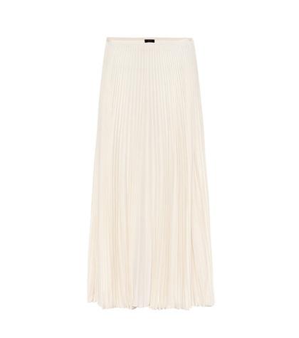 Salvatore Ferragamo Abbot Crêpe De Chine Skirt