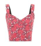 Roger Vivier Printed Crop Top