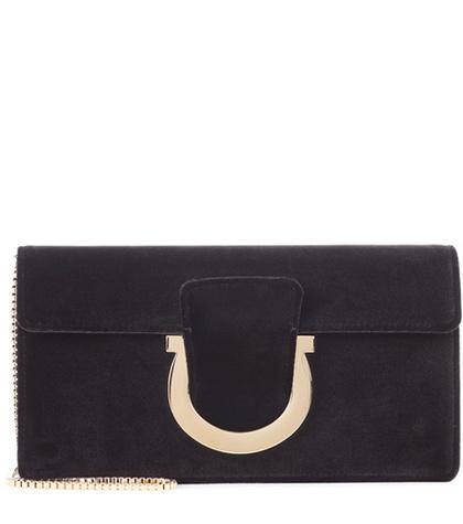 The Row Velvet Clutch