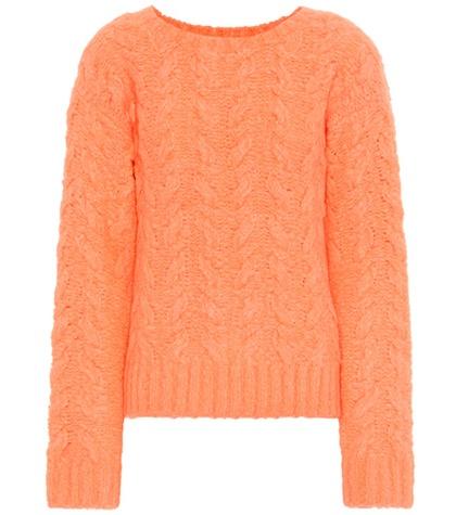 Stuart Weitzman Casey Alpaca And Wool-blend Sweater
