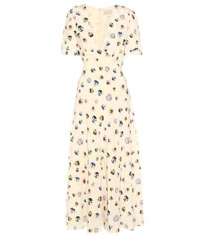 Christopher Kane Floral-printed Silk Dress