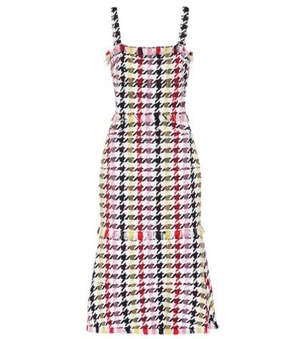 Joseph Houndstooth Wool-blend Dress