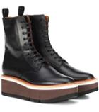 Simone Rocha Berenice Platform Leather Ankle Boots