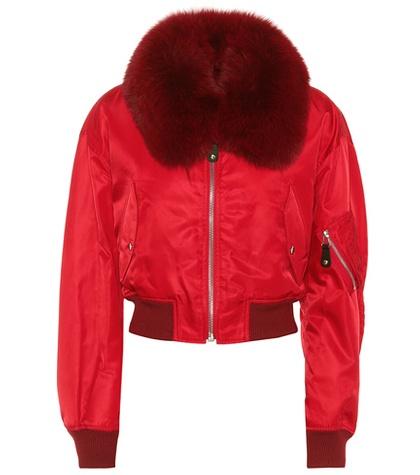 Yves Salomon - Army Fur-trimmed Bomber Jacket