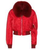 Yves Salomon - Army Fur-trimmed Bomber Jacket