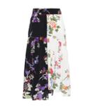 Isabel Marant Inaya Floral-printed Silk Skirt