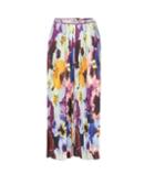 Christopher Kane Pleated Printed Silk Trousers