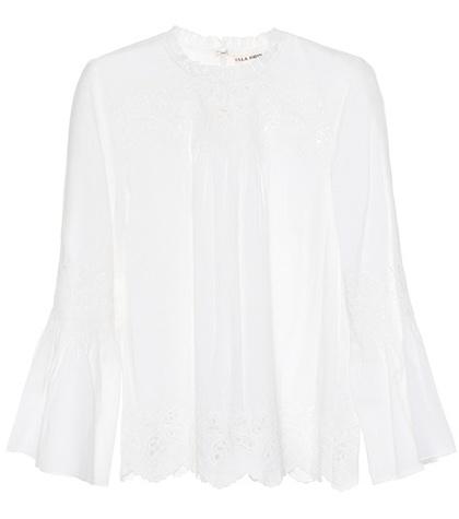 Ulla Johnson Halsey Cotton And Linen Top