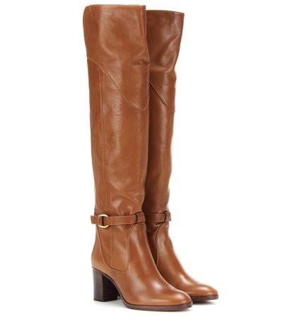 Chlo Over-the-knee Leather Boots