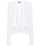 Balmain Fringed Tweed Jacket