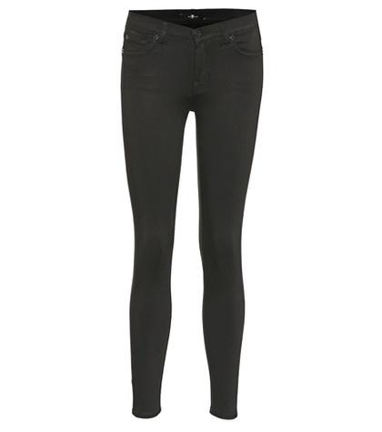 7 For All Mankind The Skinny Crop Sateen Jeans