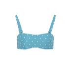 Bottega Veneta Polka-dot Bandeau Bikini Top