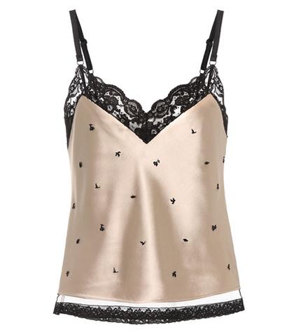Alexander Wang Embellished Satin Camisole